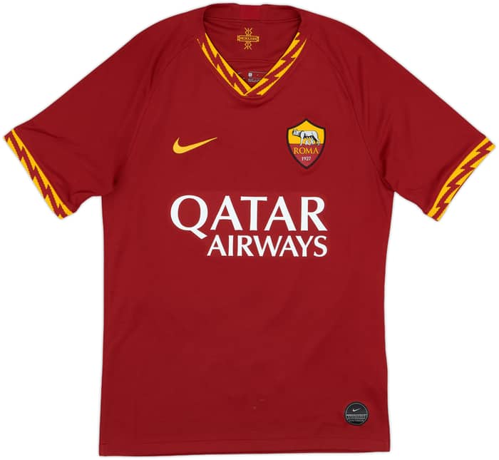 2019-20 Roma Home Shirt Dzeko #9 - 8/10 - (S)