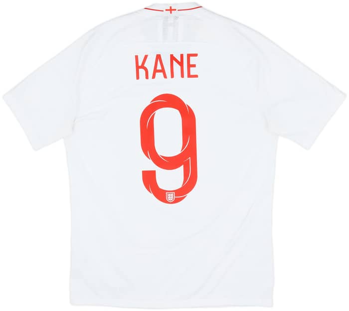 2018-19 England Authentic Home Shirt Kane #9 - 7/10 - (M)