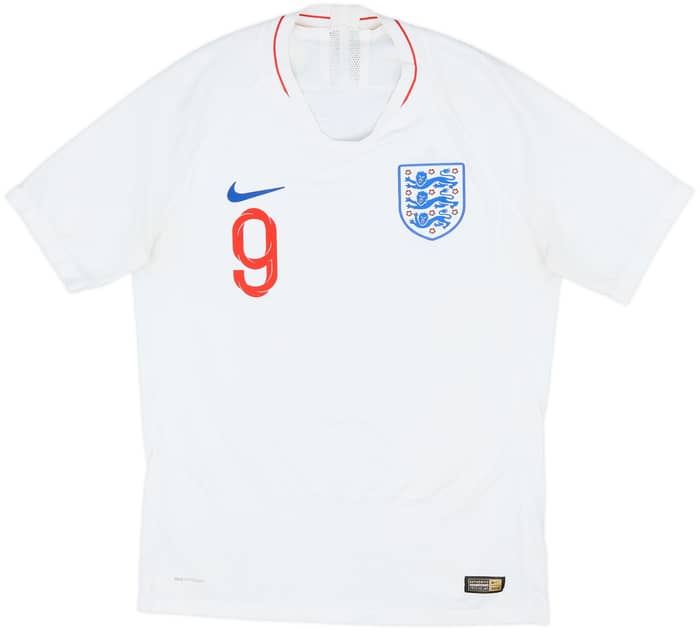 2018-19 England Authentic Home Shirt Kane #9 - 7/10 - (M)