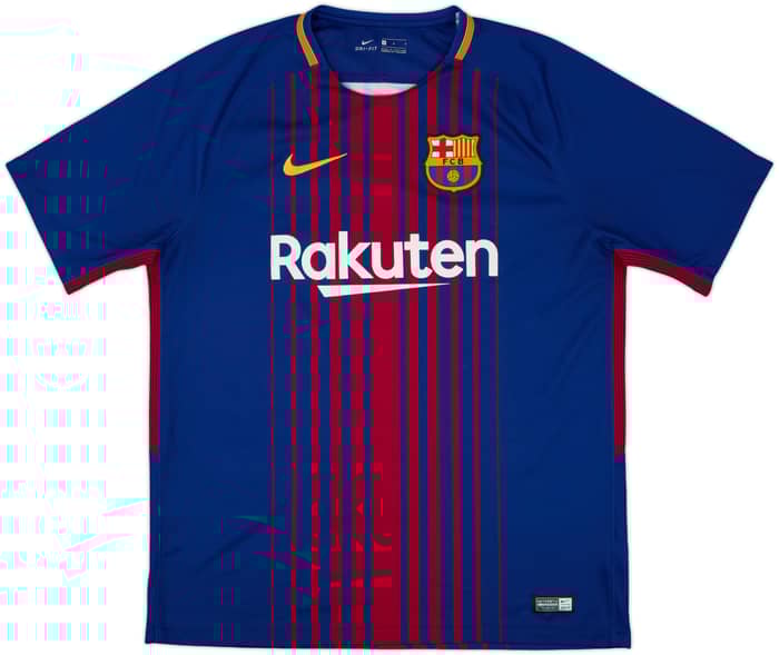 2017-18 Barcelona Home Shirt Suarez #9 - 9/10 - (L)