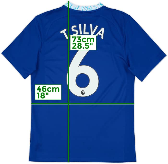 2022-23 Chelsea Home Shirt T.Silva #6 - 9/10 - (S)