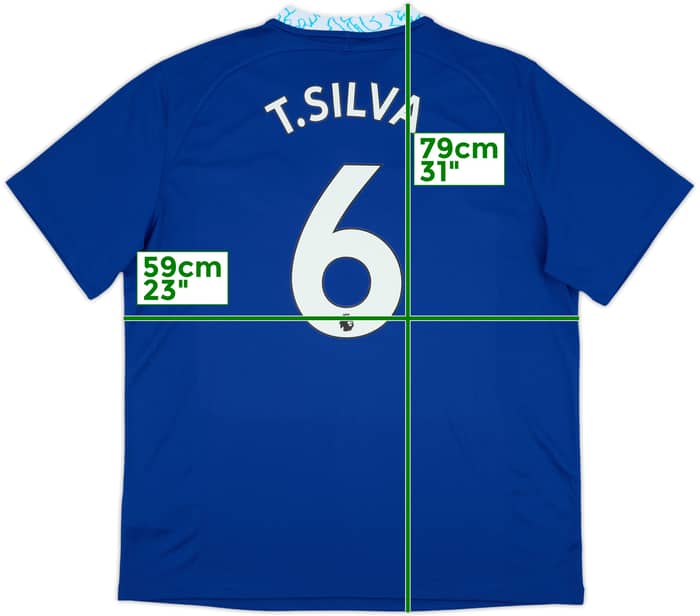 2022-23 Chelsea Home Shirt T.Silva #6 - 10/10 - (XL)