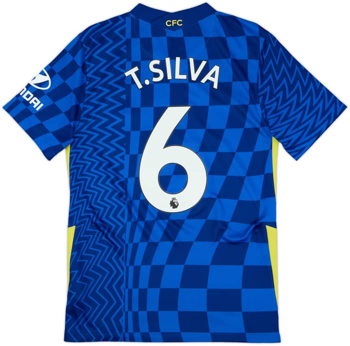 2021-22 Chelsea Home Shirt T.Silva #6 - 9/10 - (S)