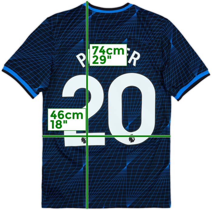 2023-24 Chelsea Away Shirt Palmer #20 - 10/10 - (S)