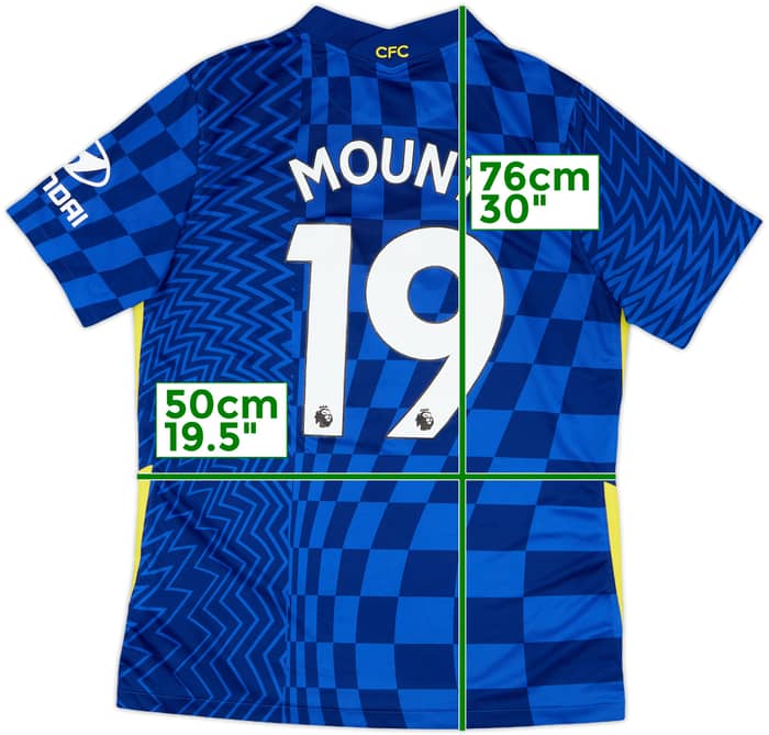 2021-22 Chelsea Home Shirt Mount #19 - 7/10 - (L)
