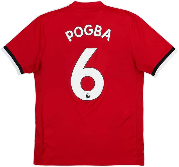 2017-18 Manchester United Home Shirt Pogba #6 - 5/10 - (S)