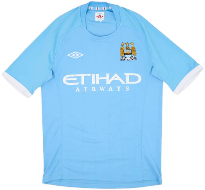 2010-11 Manchester City Home Shirt Silva #21 - 6/10 - (S)
