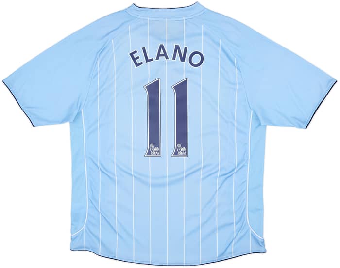 2007-08 Manchester City Home Shirt Elano #11 - 7/10 - (XL)
