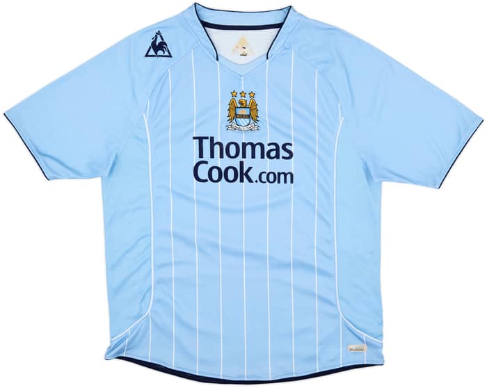 2007-08 Manchester City Home Shirt Elano #11 - 7/10 - (XL)