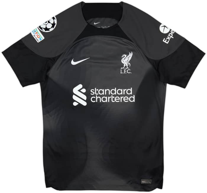 2022-23 Liverpool GK S/S Shirt A.Becker #1 - 7/10 - (S)