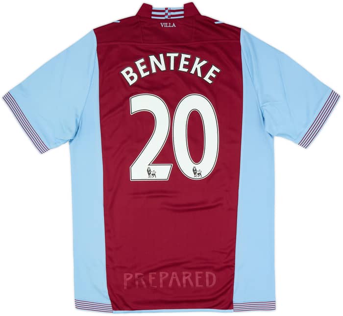 2013-14 Aston Villa Home Shirt Benteke #20 (L)