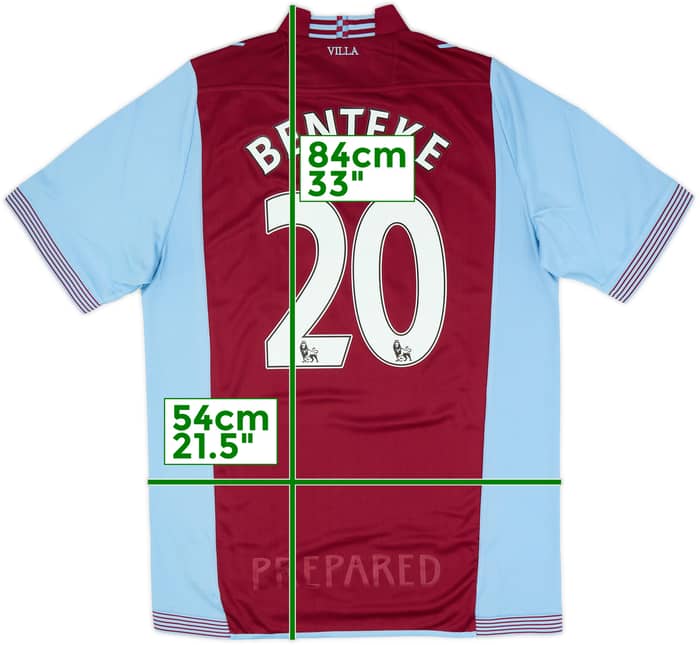 2013-14 Aston Villa Home Shirt Benteke #20 (L)
