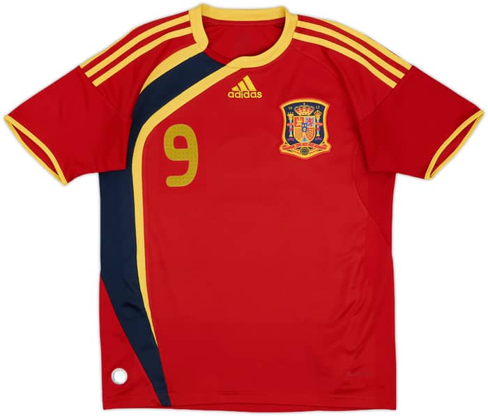 2009 Spain Home Shirt Torres #9 - 8/10 - (XL.Boys)