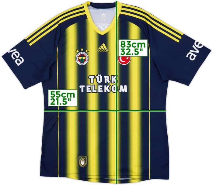 2013-14 Fenerbahce Basic Home Shirt - 8/10 - (XL)