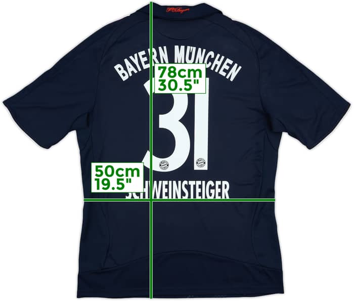 2008-09 Bayern Munich Away Shirt Schweinsteiger #31 - 8/10 - (L)