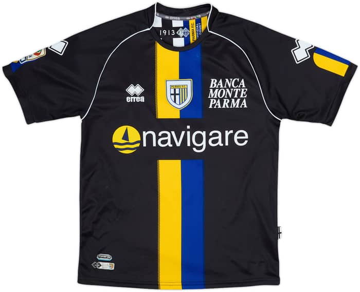 2011-12 Parma Signed Away Shirt Crespo #9 - 4/10 - (M)