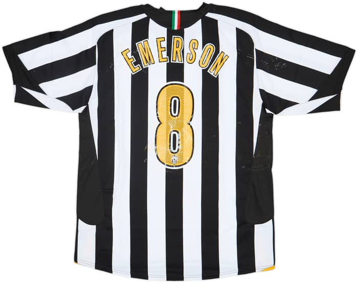 2005-06 Juventus Home Shirt Emerson #8 (L)