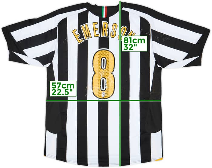 2005-06 Juventus Home Shirt Emerson #8 (L)