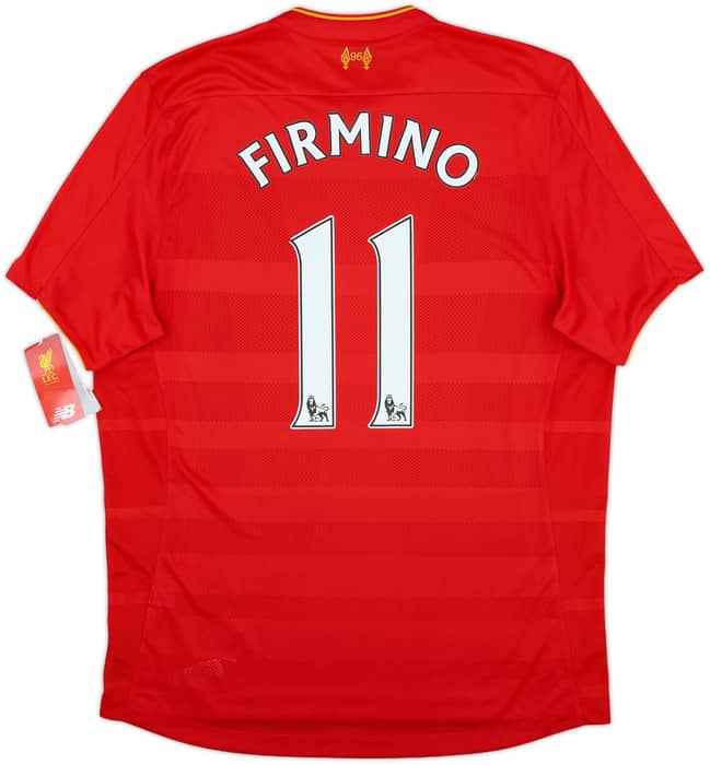 2016-17 Liverpool Home Shirt Firmino #11 (L)