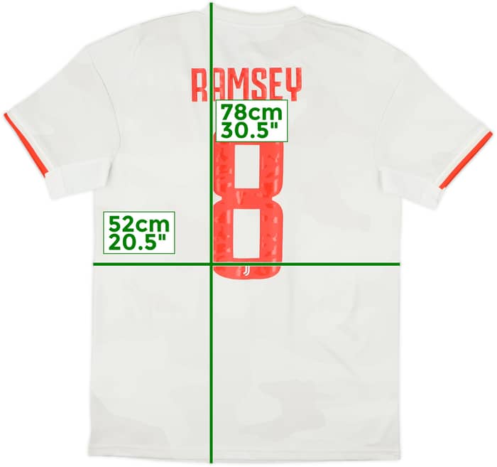 2019-20 Juventus Away Shirt Ramsey #8 - 8/10 - (M)