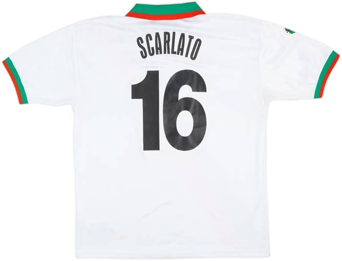 2002-03 Ternana Match Issue Away Shirt Scarlato #16