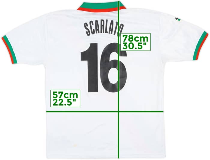 2002-03 Ternana Match Issue Away Shirt Scarlato #16