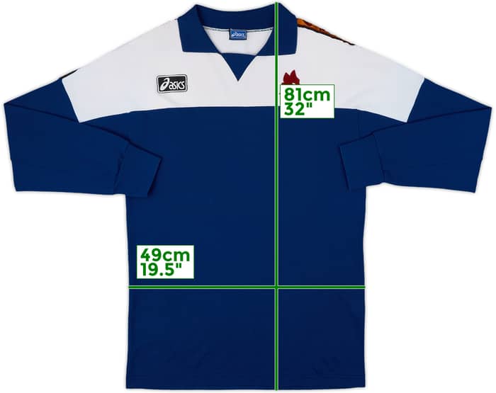 1995-96 Roma Asics Training L/S Shirt - 8/10 - (XL)