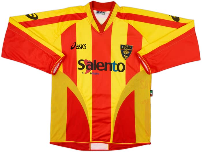 2004-05 Lecce Home L/S Shirt - 7/10 - (M)