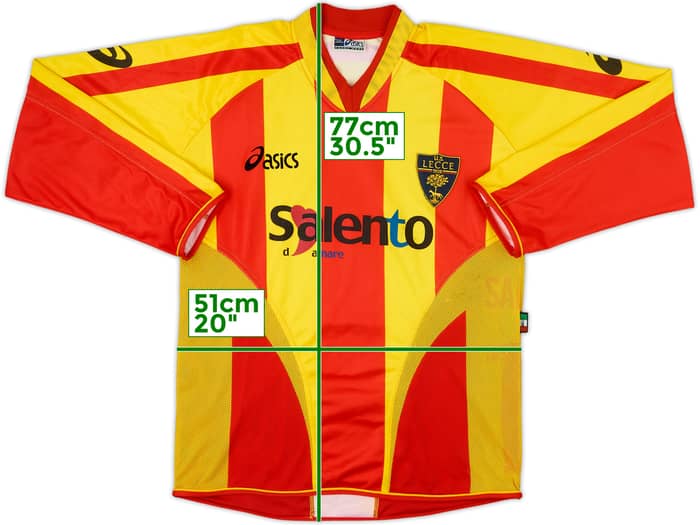 2004-05 Lecce Home L/S Shirt - 7/10 - (M)
