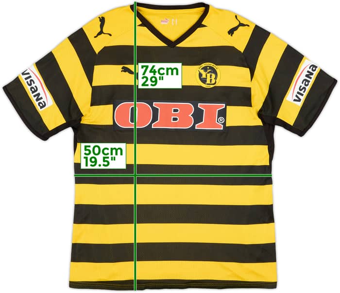 2008-09 Young Boys Player Issue Home Shirt - 8/10 - (M)