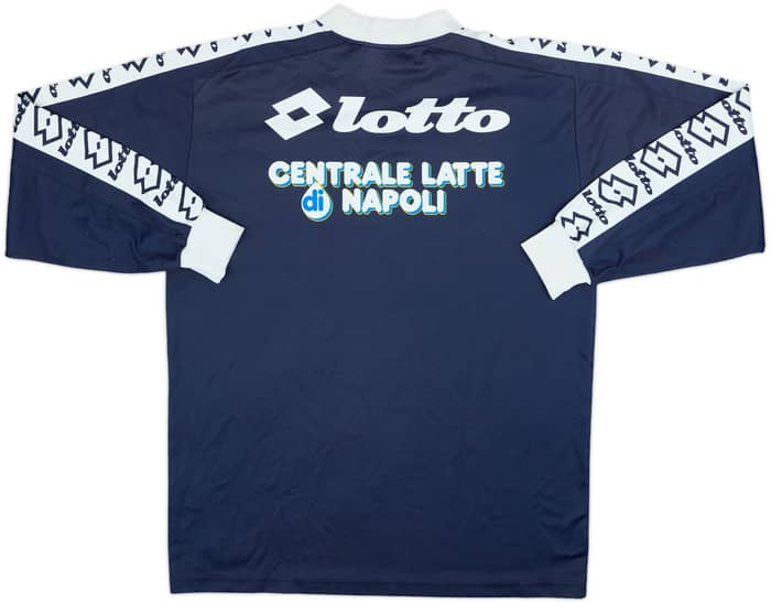 1996-97 Napoli Lotto Training L/S Shirt - 6/10 - (L)