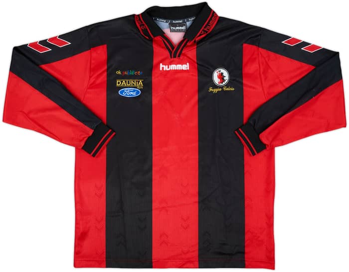 2002-03 Foggia Home L/S Shirt - 8/10 - (L)