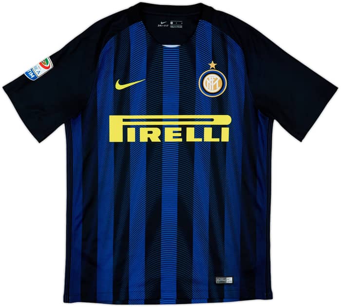 2016-17 Inter Milan Home Shirt Candreva #87 - 6/10 - (M)
