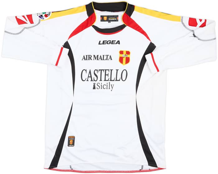 2006-07 Messina Match Issue Home L/S Shirt Alvarez #21