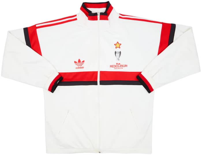 1990-92 AC Milan adidas Track Jacket - 7/10 - (XXL)