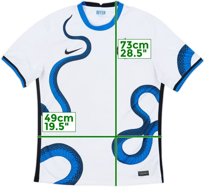 2021-22 Inter Milan Away Shirt - 5/10 - (M)