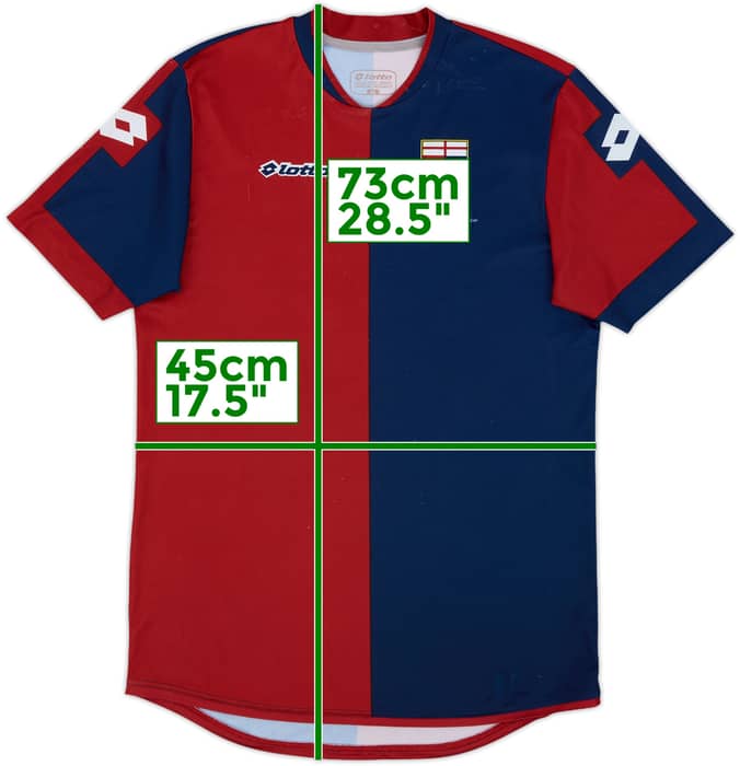 2013-14 Genoa Basic Home Shirt - 6/10 - (XL)