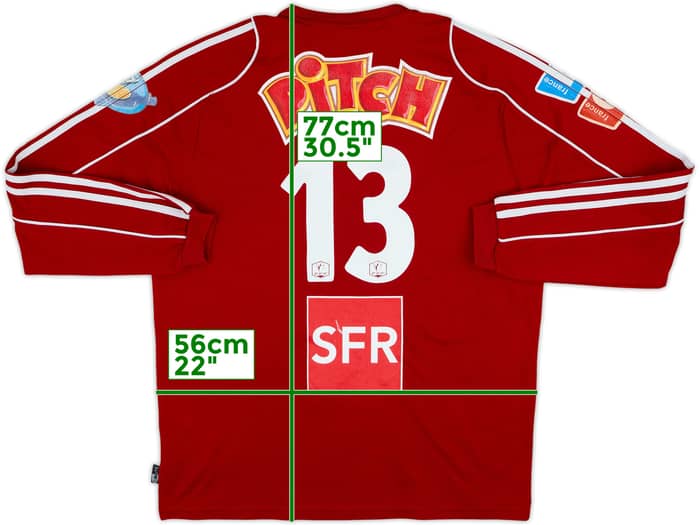 2007-08 Coupe de France L/S Shirt #13 - 4/10 - (XL)