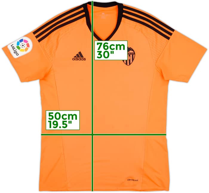 2016-17 Valencia Third Shirt - 9/10 - (M)