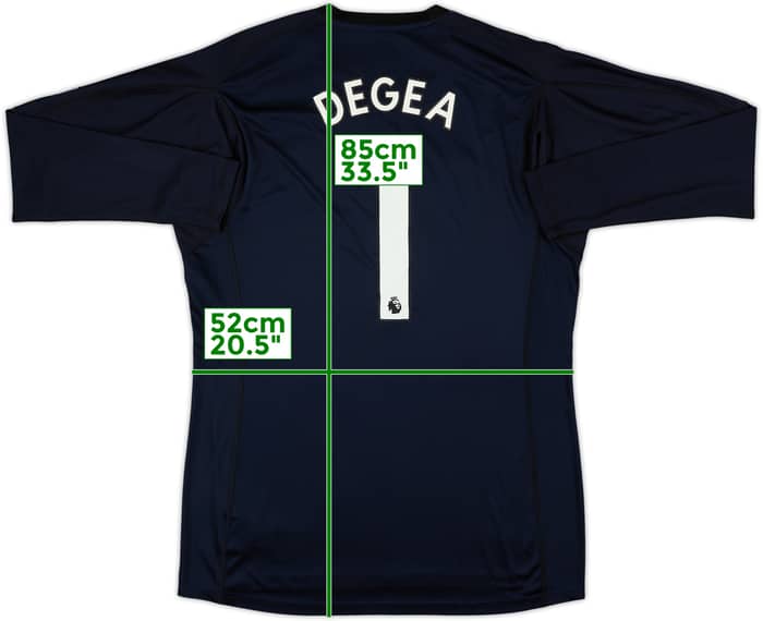 Camiseta de portero del Manchester United 2017-18 DeGea #1 - 6/10 - (L)