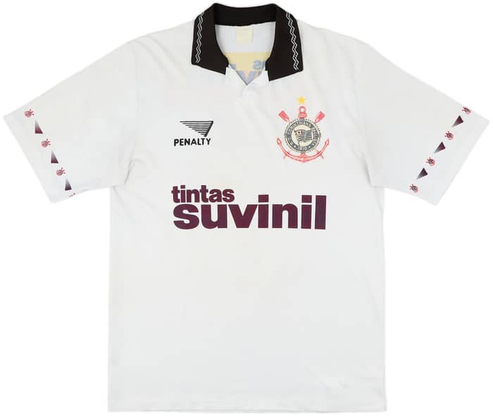 1995 Corinthians Home Shirt - 5/10 - (L)