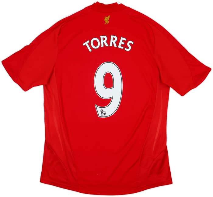 2008-10 Liverpool Home Shirt Torres #9 - 7/10 - (M)