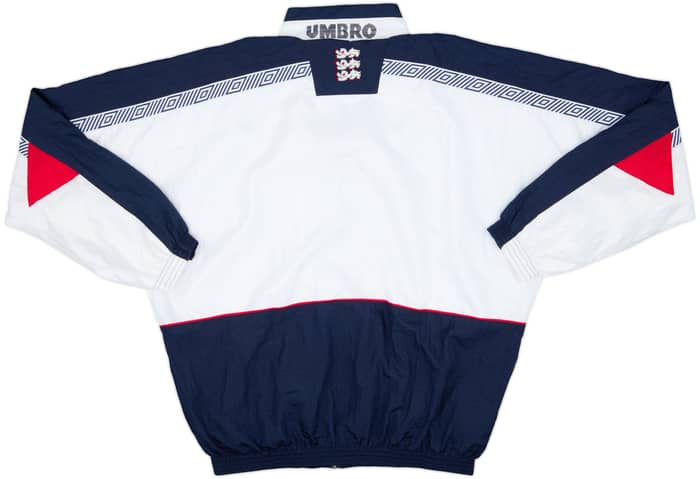 1990-92 England Umbro Track Jacket - 8/10 - (XL)