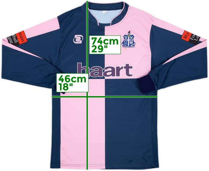 2011-12 Dulwich Hamlet Home L/S Shirt - 7/10 - (S)