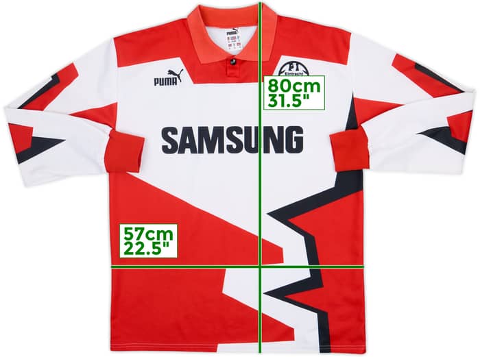 1992-93 Eintracht Frankfurt Fourth L/S Shirt - 8/10 - (XL)