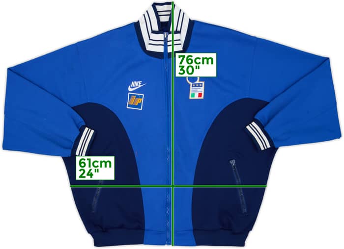 1996-97 Italy Nike Track Jacket - 8/10 - (L)