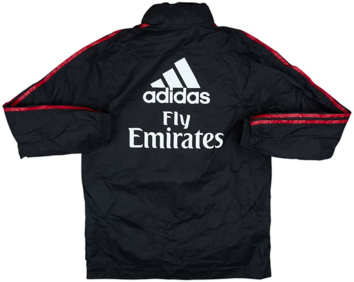 2012-13 AC Milan adidas Hooded Rain Jacket - 5/10 - (L)