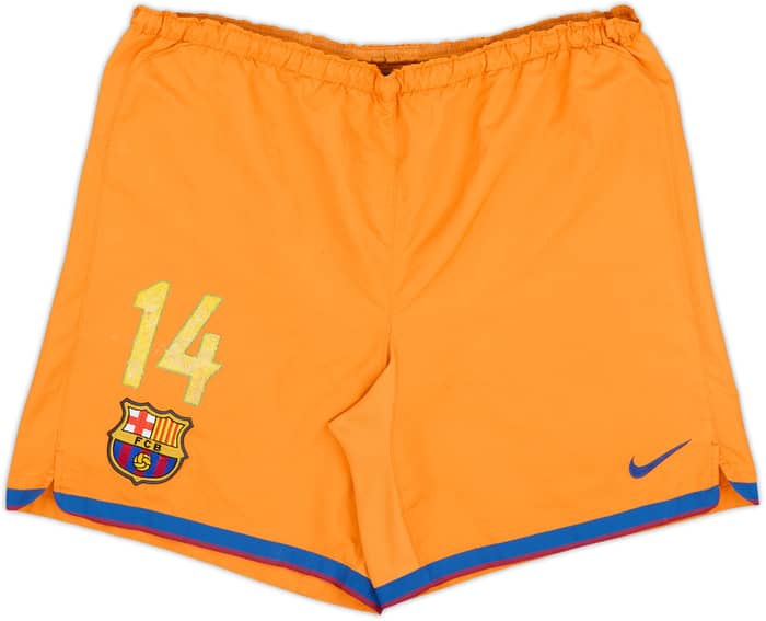 2007-08 Barcelona Third Shorts #14 - 5/10 - (M)