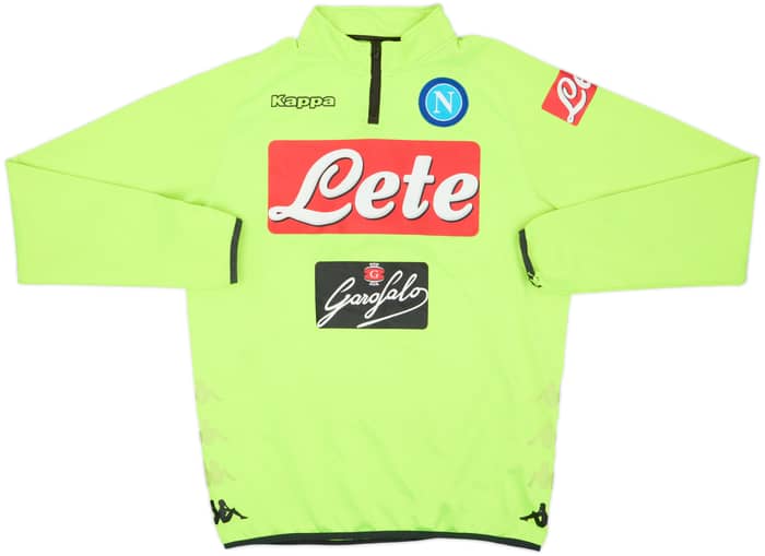 2018-19 Napoli Kappa 1/4 Zip Training Top - 8/10 - (XL)