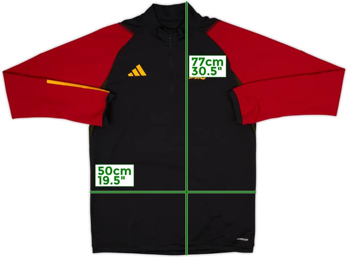 2023-24 Roma Nike 1/4 Zip Drill Top - 10/10 - (M)